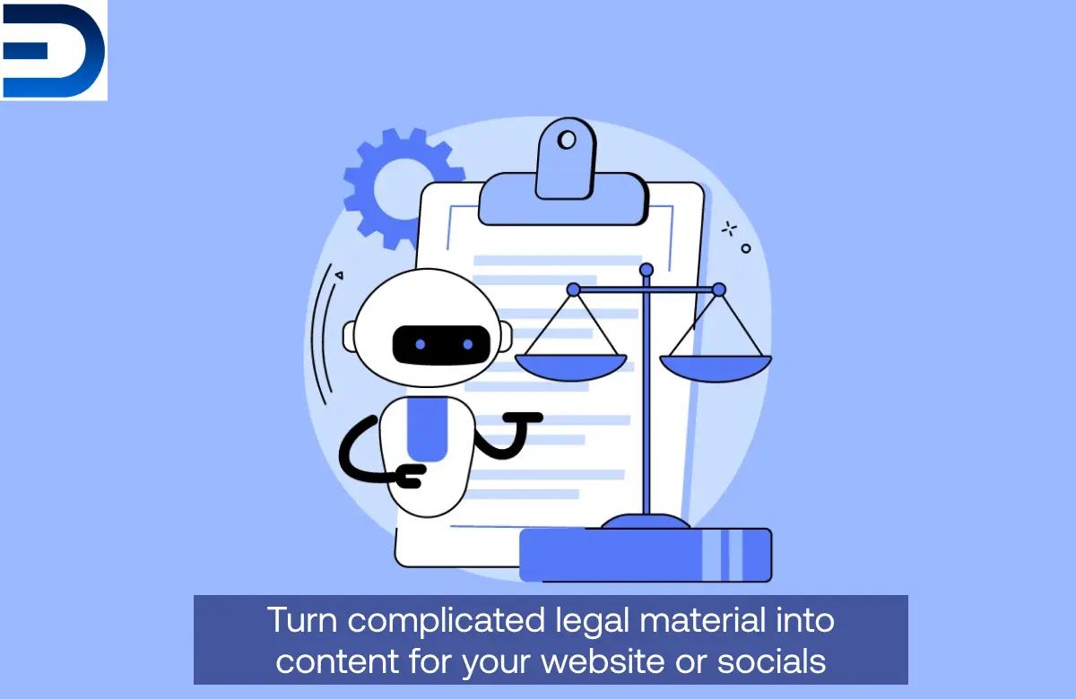 Turn complicated legal material into content for your website or socials